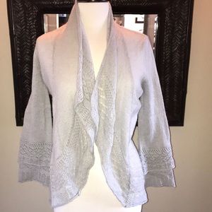 Beautiful Ann Taylor Loft Size Small Light Gray Sweater